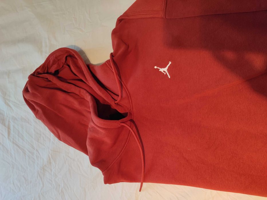 Dres spodnie treningowe i bluza Nike Jordan XL dune red czerwony