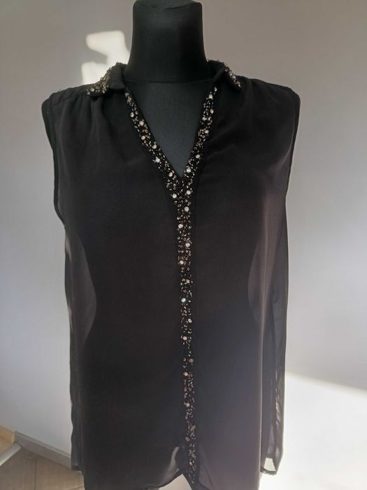 Czarna elegancka bluzka Vero moda rozm M