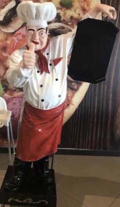 Figura kucharz 180 cm reklama