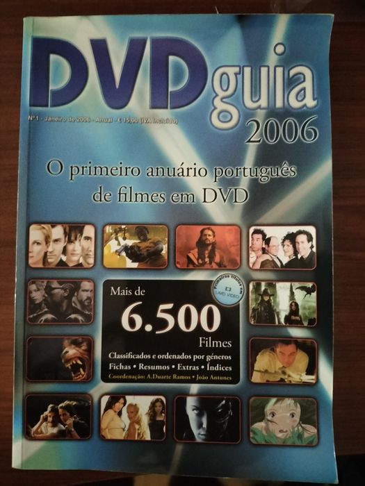 Livro "DVD Guia 2006" de A. Duarte Ramos e João Antunes