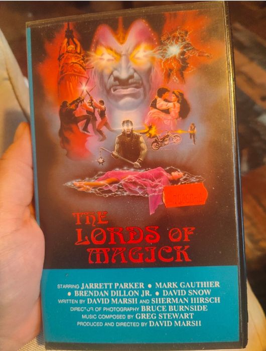 VHS- Czarnoksiężnik (1989) - Starling Video Mega unikat