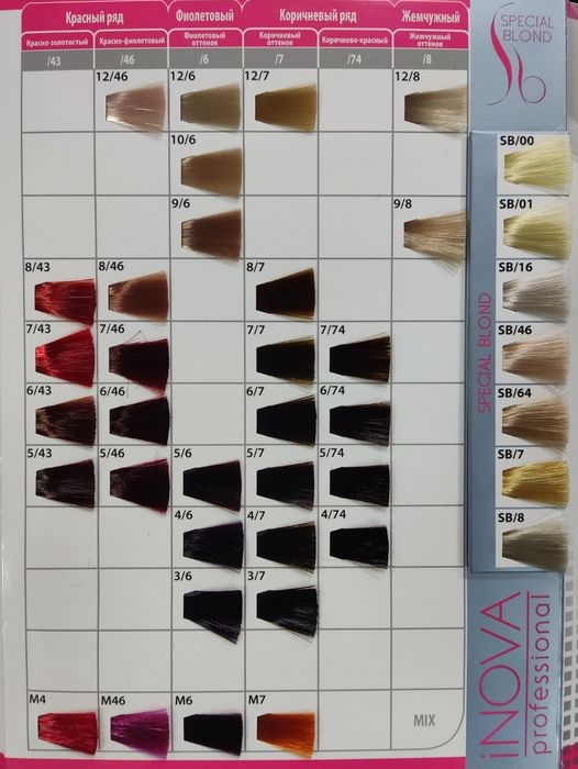 Стойкая крем-краска для волос jNOWA Siena Chromatic Save, 90 ml