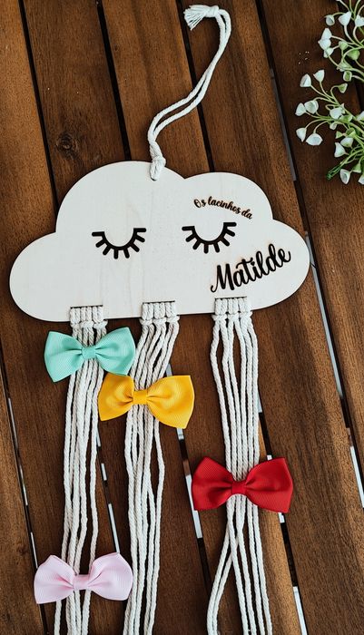 Suporte para laços de cabelo