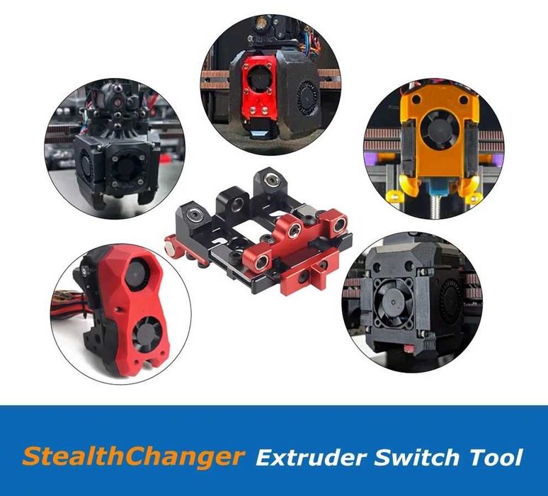 StealthChanger CNC Switching Shuttle — тулчейнджер для Voron 2.4 / Trident, MGN12