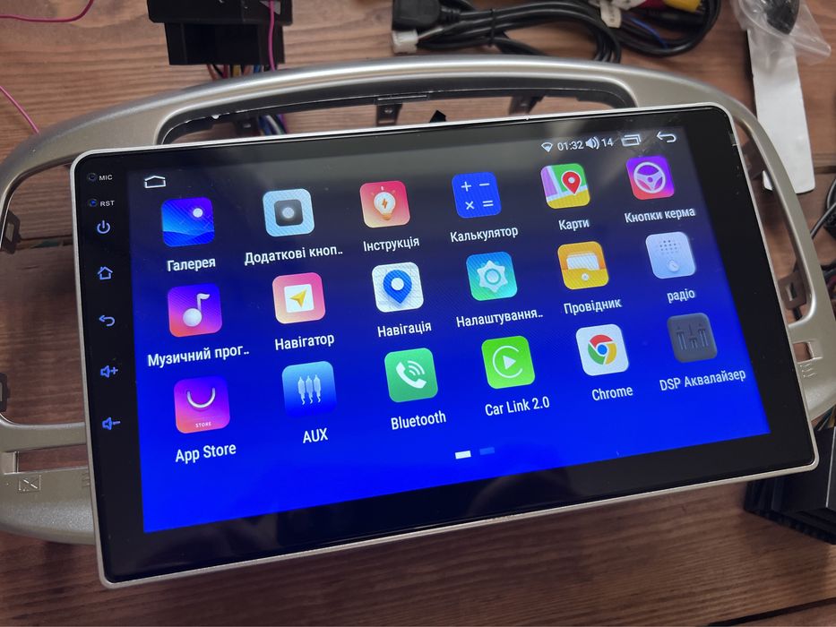 Магнітола Android Hyundai Accent 3 Андроід Carplay Wifi  Bluetooth Магнитола Смарт Мультимедіа