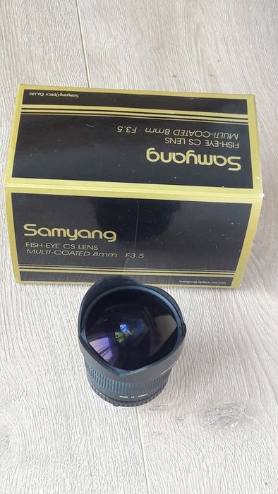 Obiektyw fish-eye rybie oko Samyang