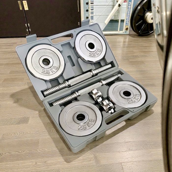 FitLogic, набор хромированных гантелей/набір хромованих гантелей, США