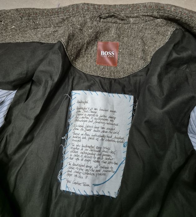 HUGO BOSS roz. 50 L blazer Premium wełna + jedwab + kaszmir