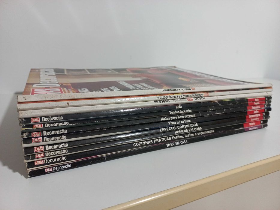 11 Revistas - Caras Decoração - Anos 90/00