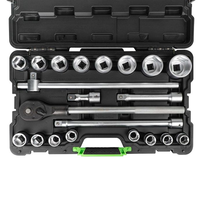 Com Iva) Mala de Ferramentas Com 22 Peças de 3/4″ Sextavadas JBM