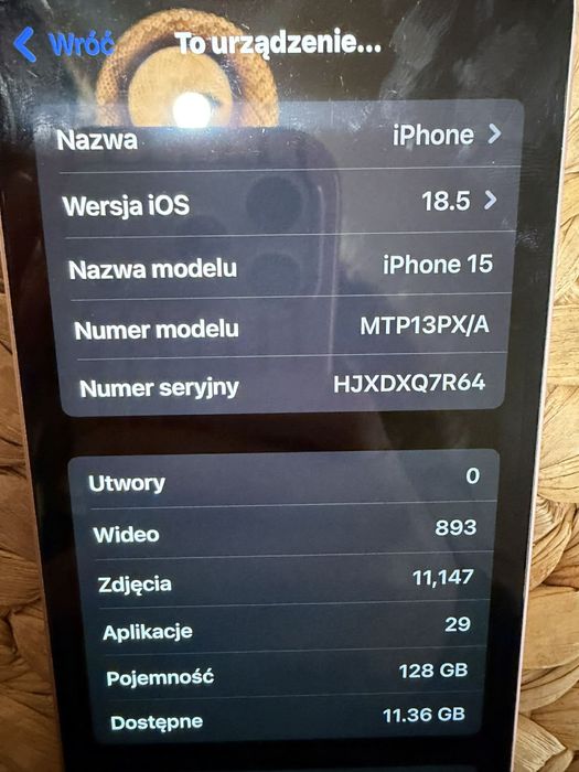 iphone 15 różowy