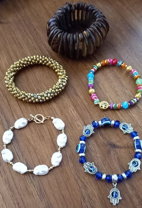 Conjunto de 5 Pulseiras - Nunca usadas