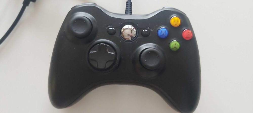 Comando Microsoft Xbox 360 Wired Black XBOX360