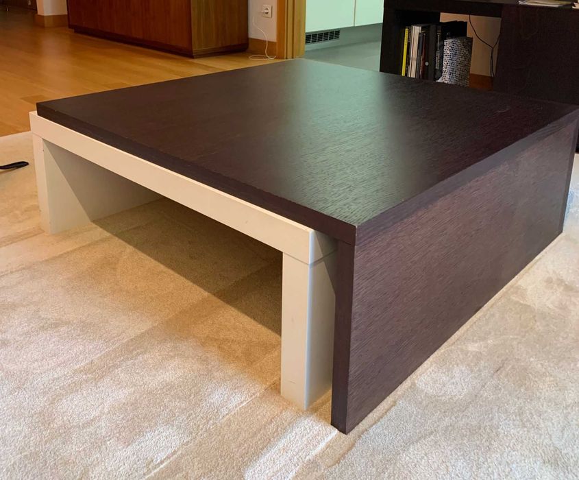 Mesa Temahome Módulos Wengué e Branco