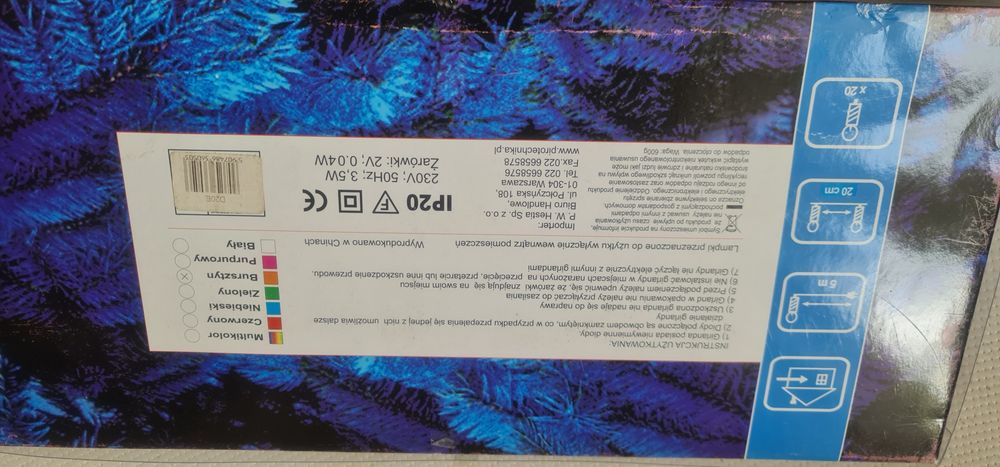 Girlanda lampki wewnętrzne