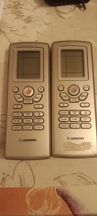 2 comandos para ar condicionado Junkers