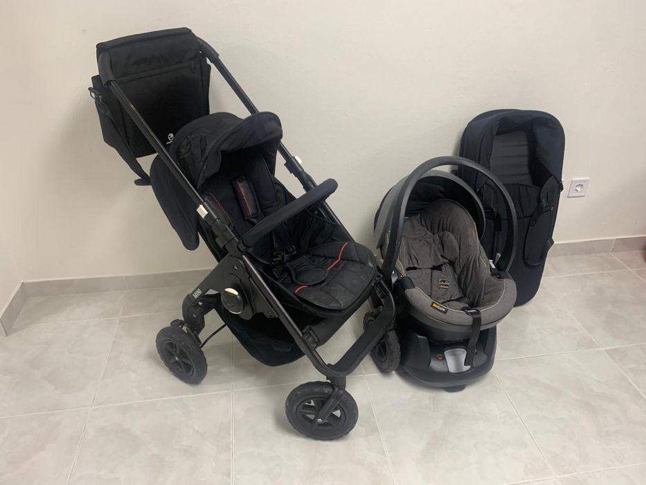 Trio transporte criança