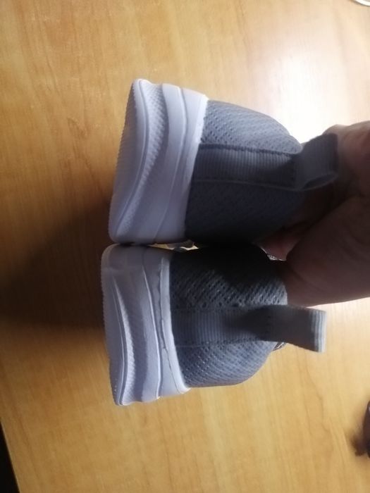 Женские лёгкие серые кроссовки мокасины кеды 35.5-36 р.