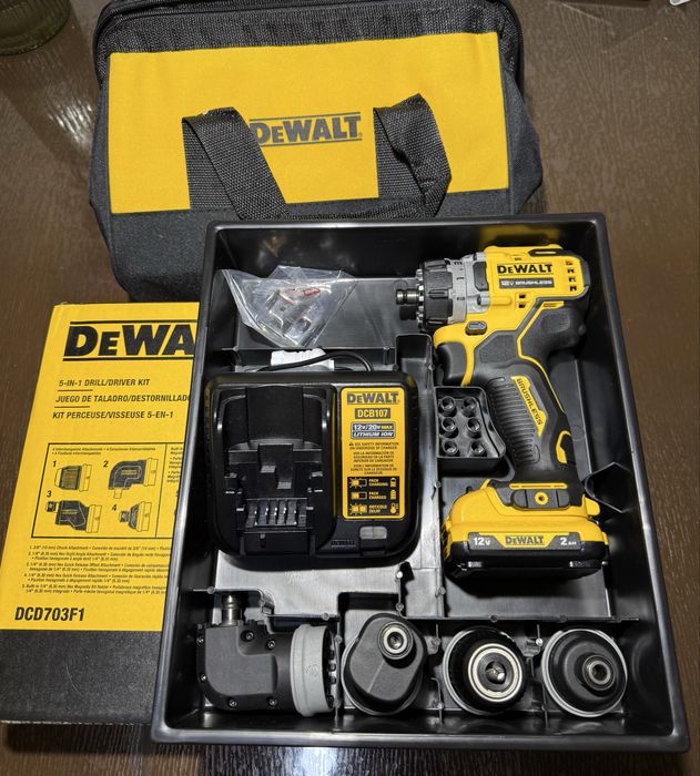DeWALT DCD703F1  комплект !!!