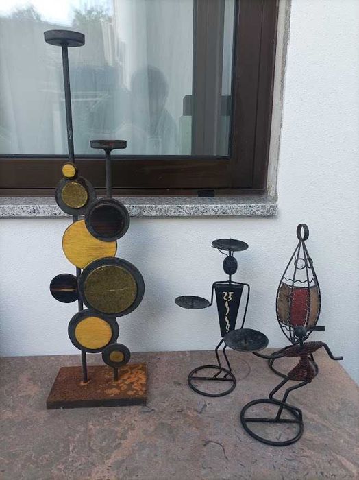 Castiçais Vintage de Angola