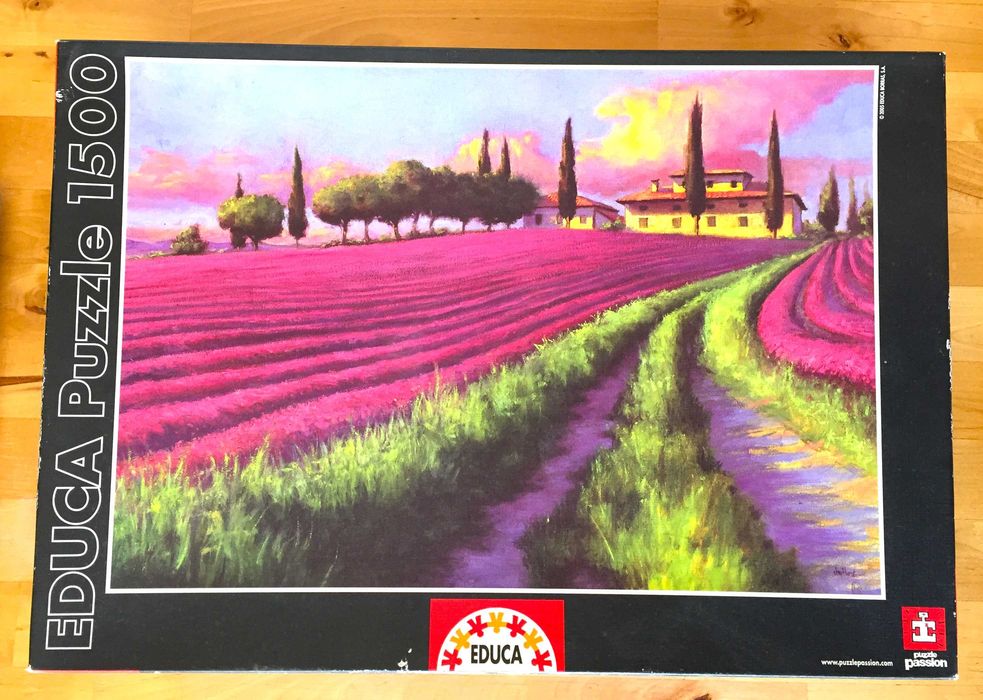 Puzzle 1500 peças Educa - Campo de Lavanda