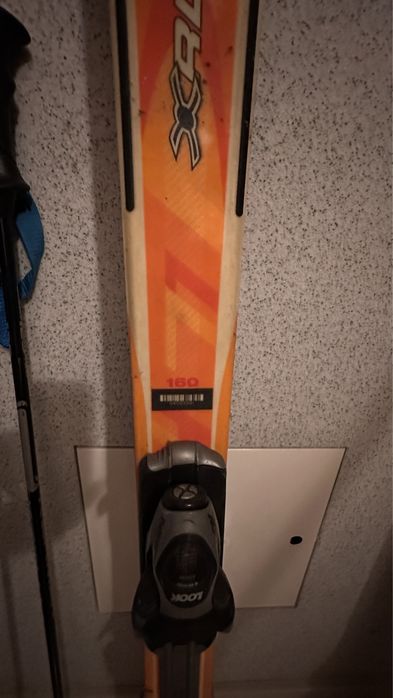 Skis de 160cm com batons