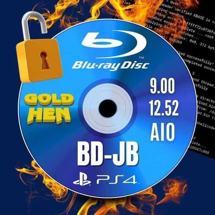 PS4 jailbreak playstation 4 blu Ray Hen 2.4b.18.7 9.00-12.52 GoldHen