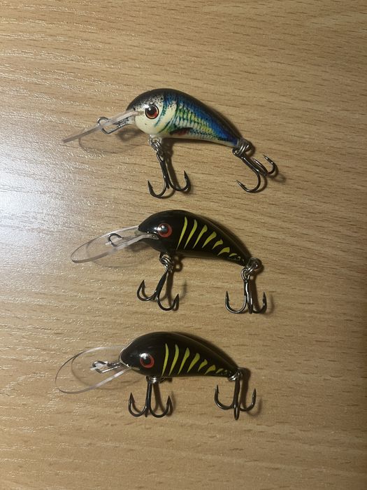 3x wobler kleniowo/jaziowy Szakal Champion 3.5cm/3.5g