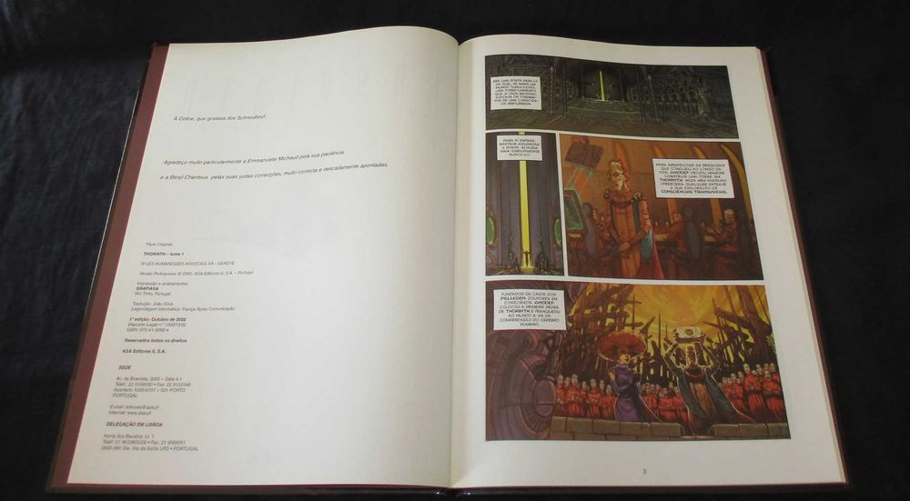 Livro BD Thorinth Tomo I O Louco sem Nome Nicolas Fructus