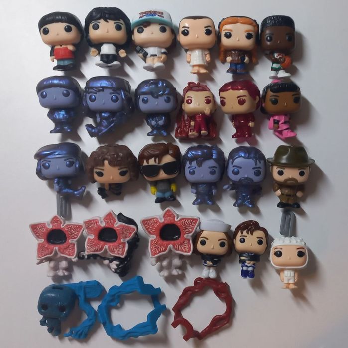 Collection/Kolekcja 24 figures/figurki Stranger Things