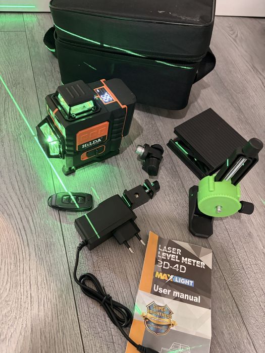 Laser krzyzowy hilda 16 lini 4D nowy