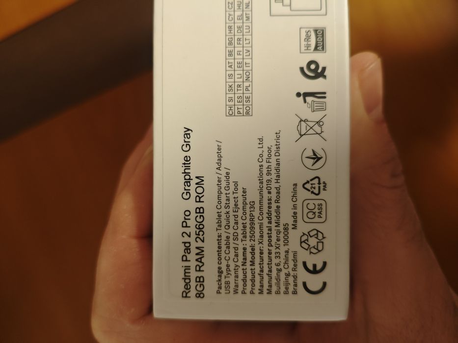 Xiaomi Redmi Pad 2 Pro, 8 Gb 256 Gb