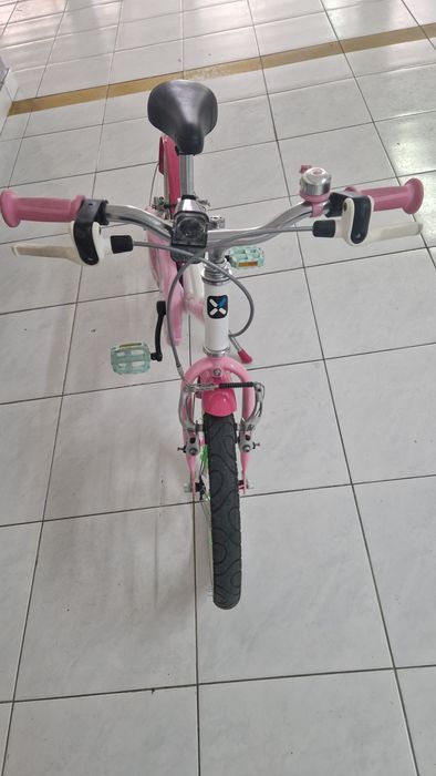 Bicicleta rosa BTwin criança roda 16