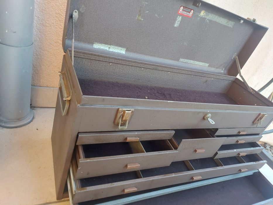 KENNEDY 520 skrzynka narzędziową Kennedyego ,8 szuflad Vintage,Toolbox