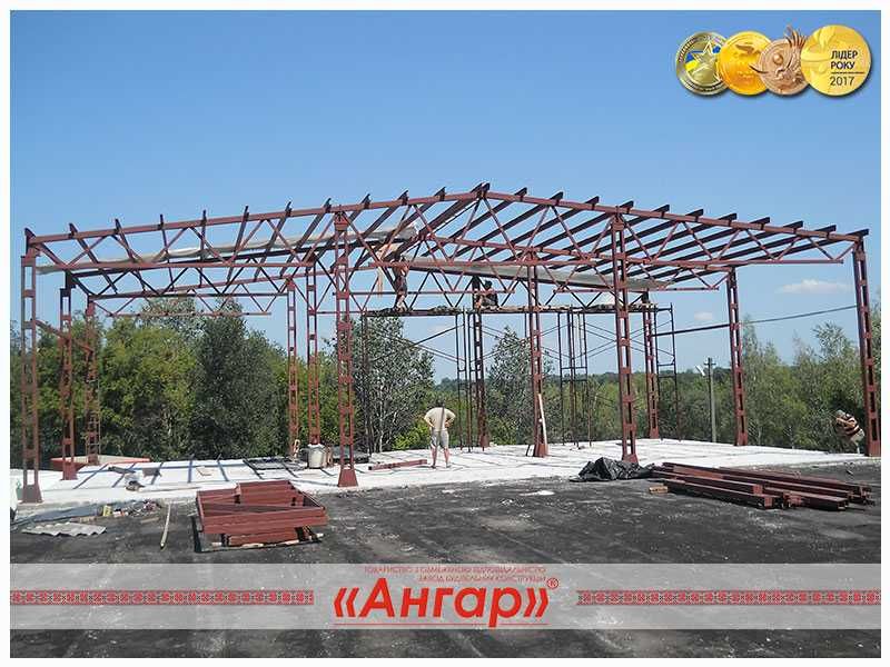 Каркас ангару 18*12 прямостінний