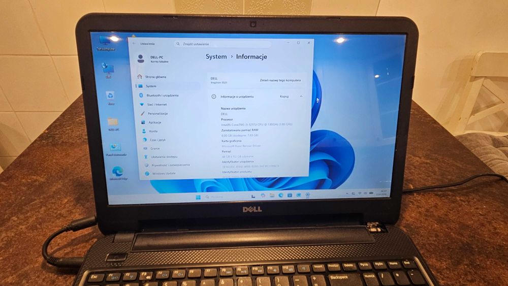 Dell Inspiron 15-3521 Intel Core i3/8GB/120GB WINDOWS 11