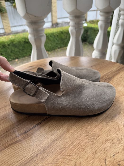 Замшеві клоги 26 см