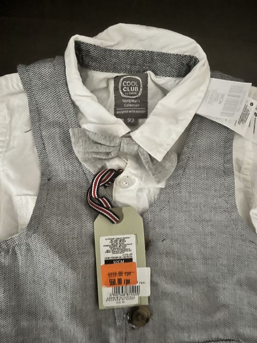 Рубашка, жилетка , кофта на мальчика chicco, cool club