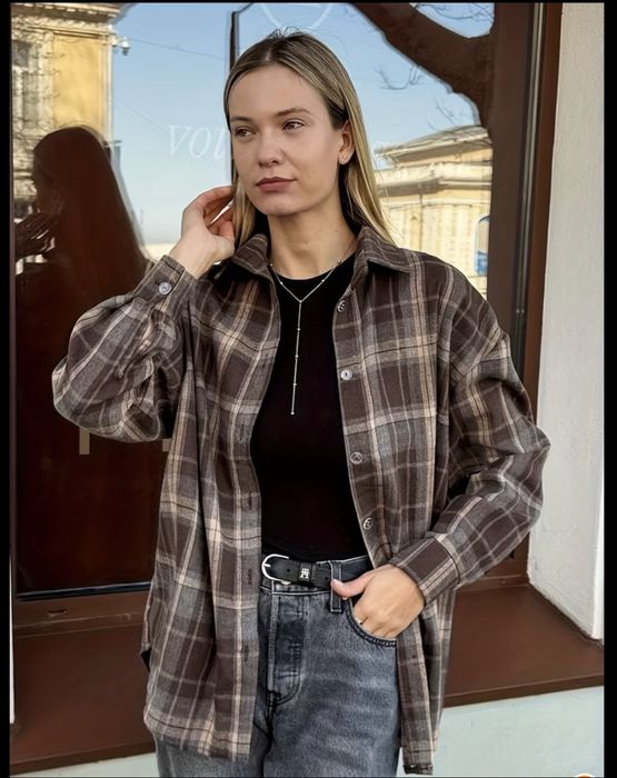 Сорочка шоколадна жіноча