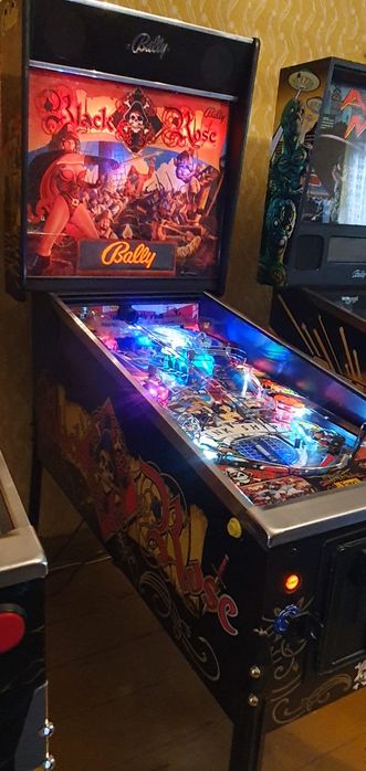 Flipper fliper pinball BLACK ROSE Bally Rezerwacja !!!