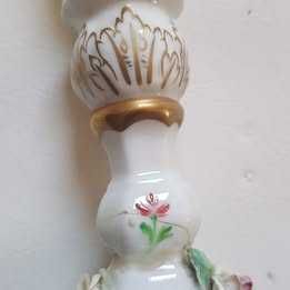 Pequeno castiçal com florinhas e dourado, Artibus