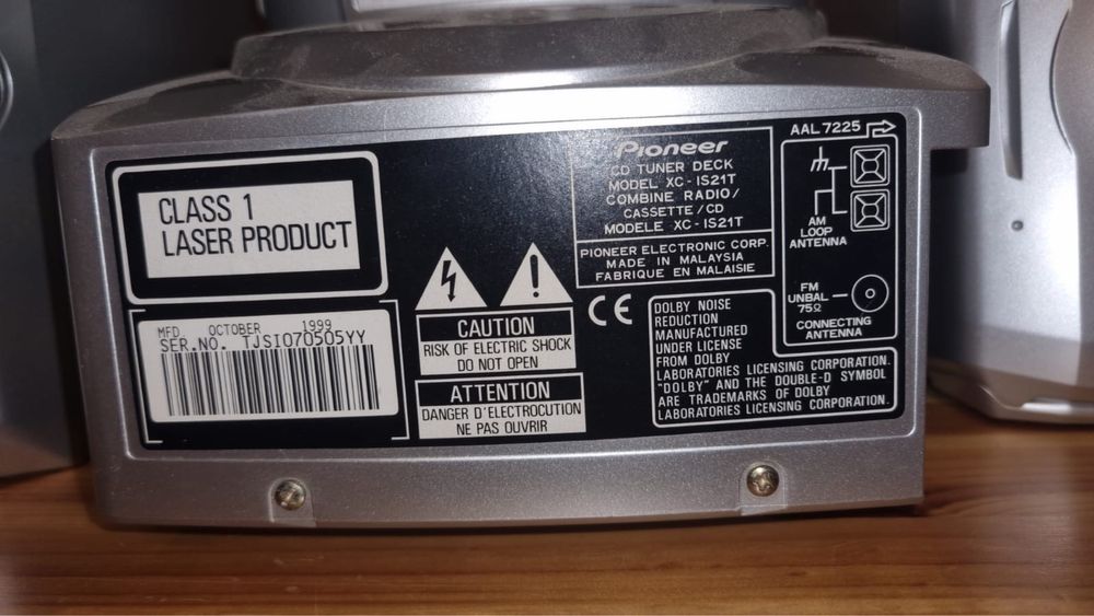 パイオニア　XC-IS21MD 稼働品　希少。 パイオニア XC-IS21MD 稼働品 希少。