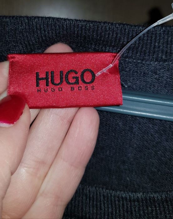 Фирменный шерстяной свитер, кофта Hugo Boss Оригинал