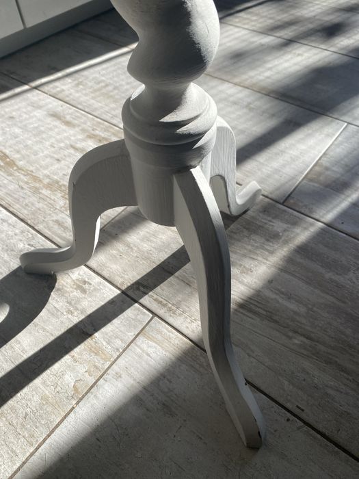 Mesa apoio redonda anos 70