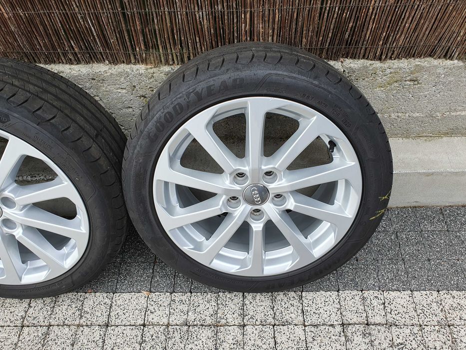 4x Oryginalne koła 17-stki Audi A3 5x112 225/45/17 Good/Year 7,2mm idealne!