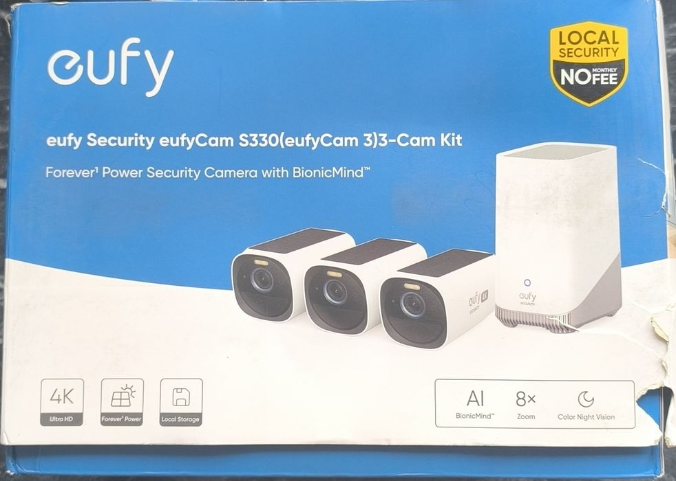 Eufy S330 zestaw 3 kamer 4K