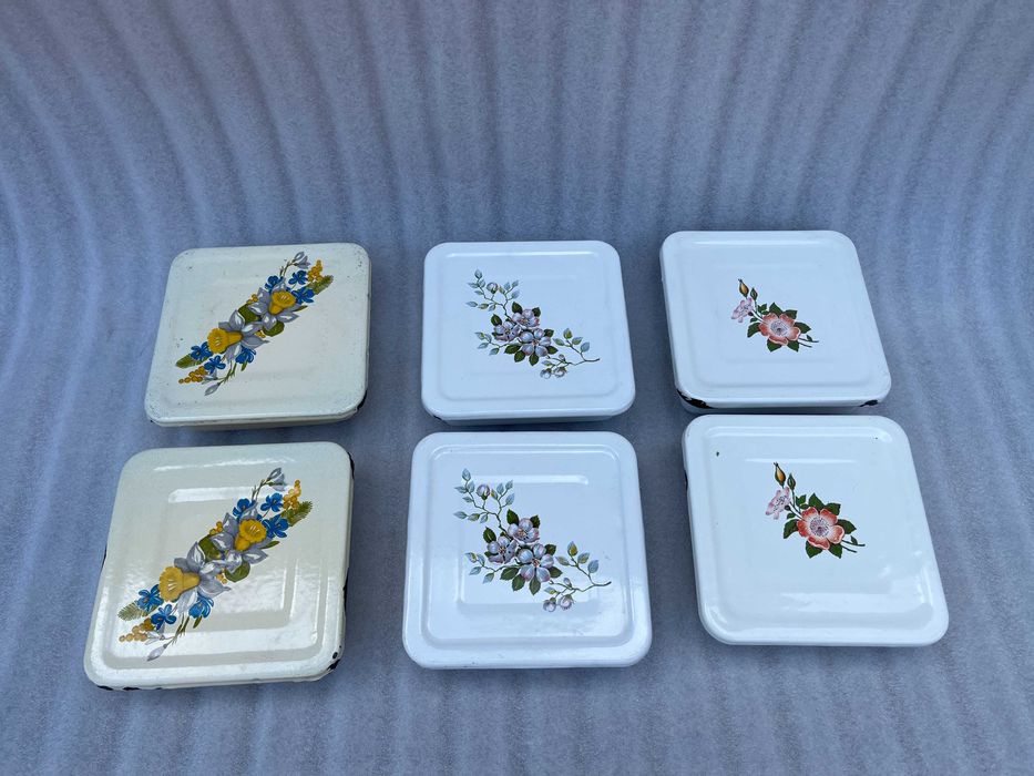 Судок, лоток эмалированный. СССР