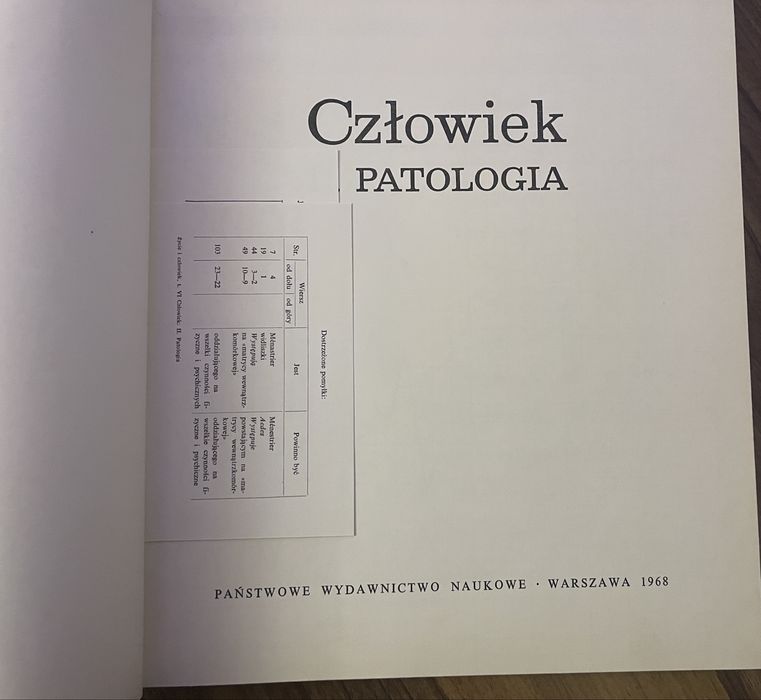 Seria książek Życie i człowiek PWN Warszawa