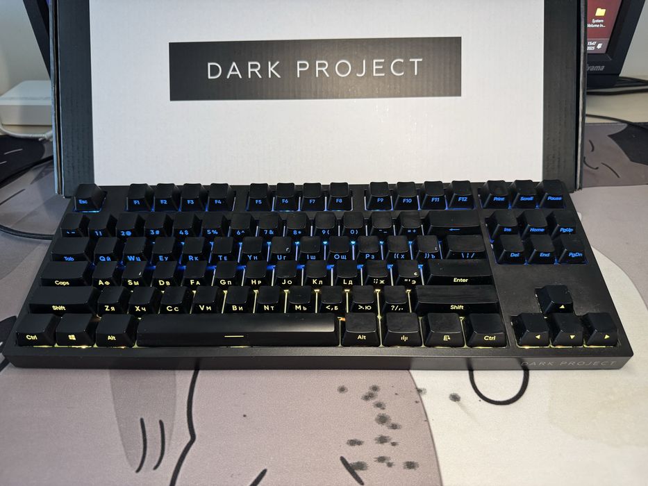 Легендарна клавіатура Dark Project KD87A | Sapphire Geteron Red Switch