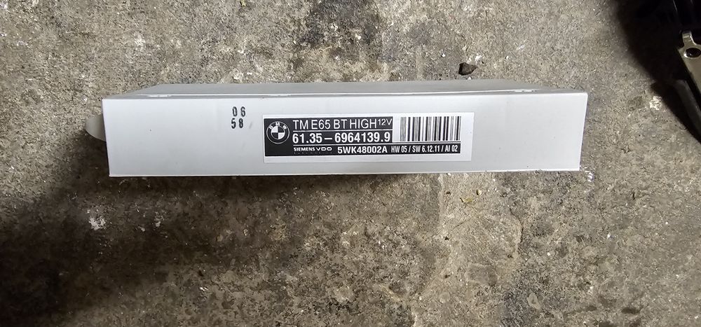 Módulos, fechaduras e cablagem portas BMW E65